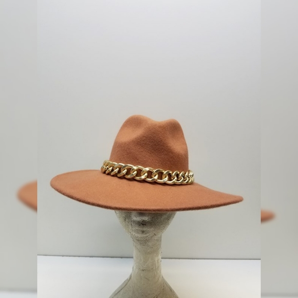Miss Lola Accessories - Miss Lola Tan Fedora